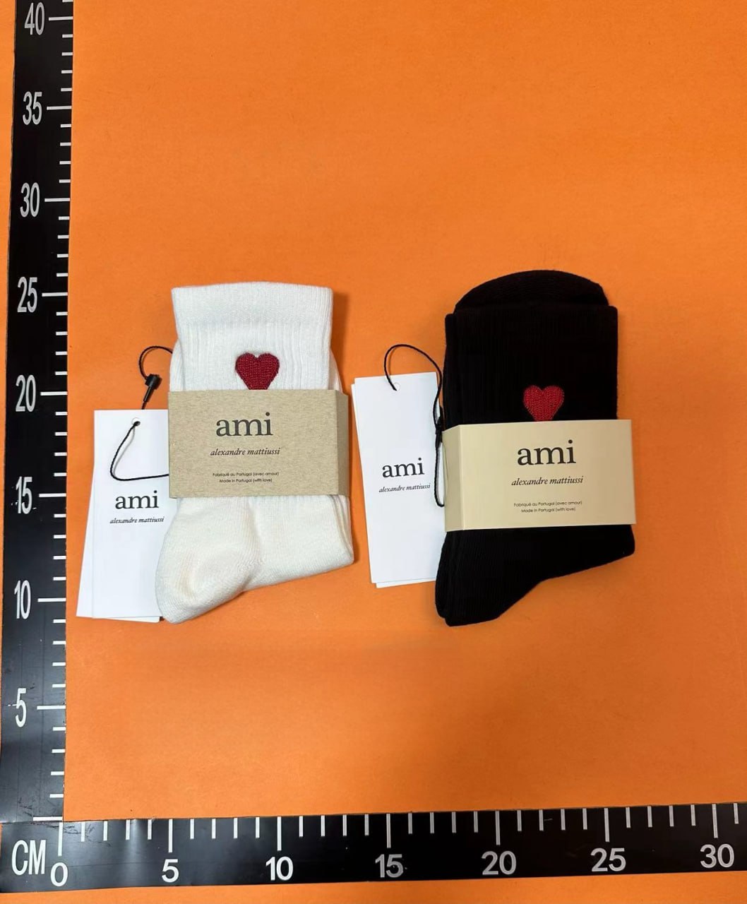 Ami Paris Heart Logo Ankle Socks [36 styles]