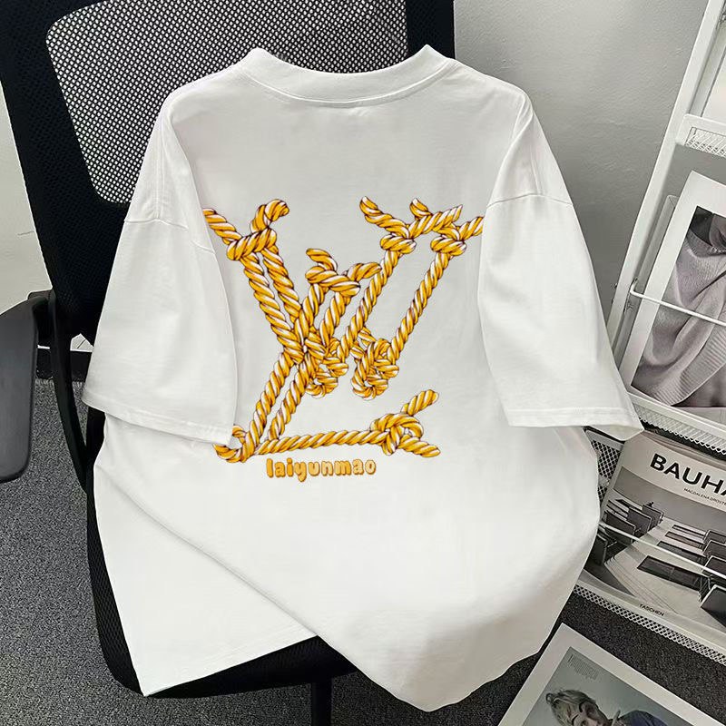 Louis Vuitton LV Monogram Embroidered T-Shirt [2 styles]