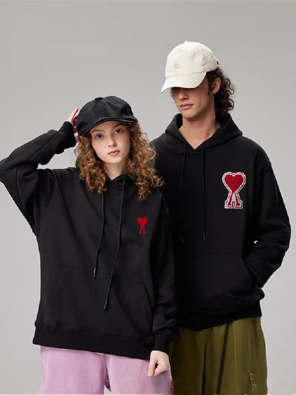 Ami Paris Heart Logo Hoodies & Sweatshirts [17 styles]