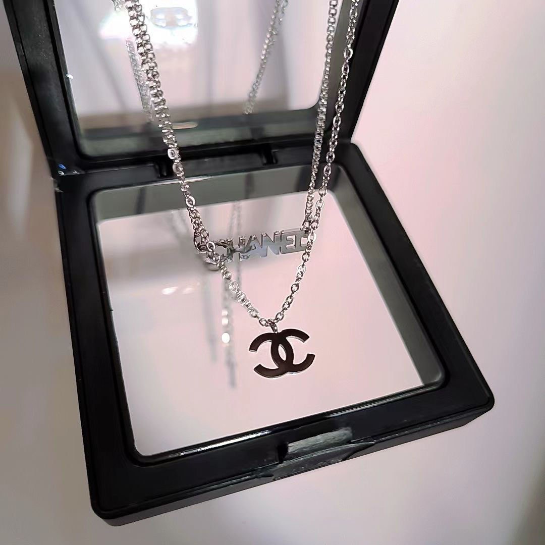 Chanel CC Logo Necklace [2 styles]