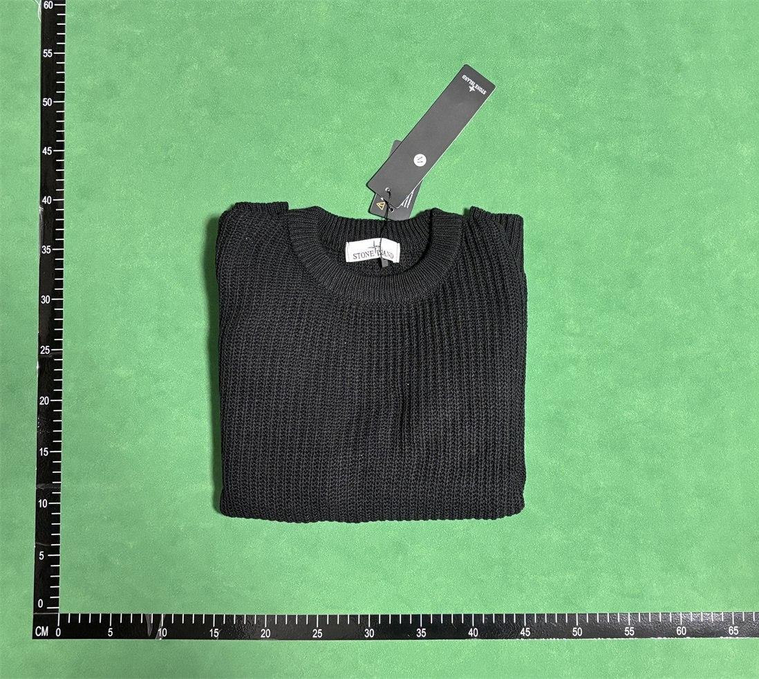 Stone Island Ribbed V-Neck Sweaters [15 styles]