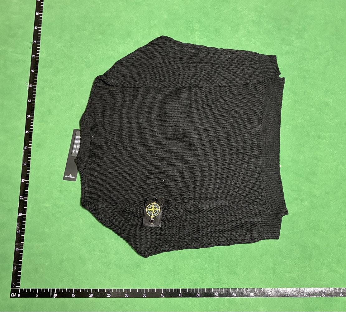 Stone Island Ribbed V-Neck Sweaters [15 styles]