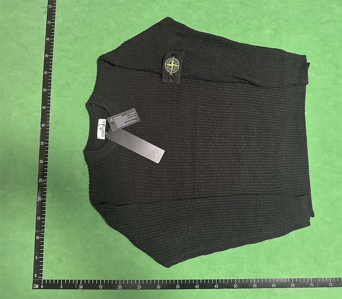 Stone Island Ribbed V-Neck Sweaters [15 styles]