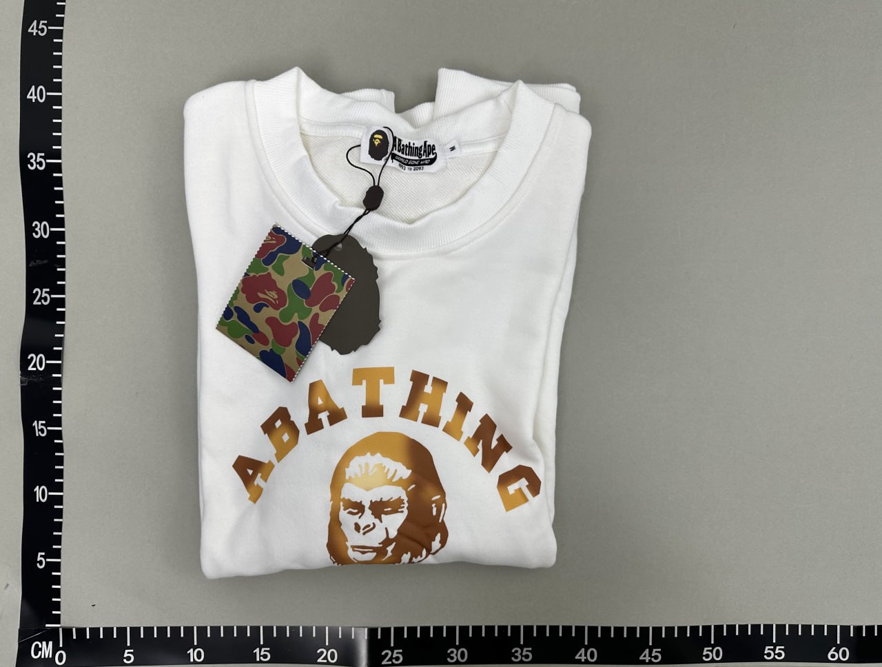 A BATHING APE College Logo Sweatshirt [40 styles]