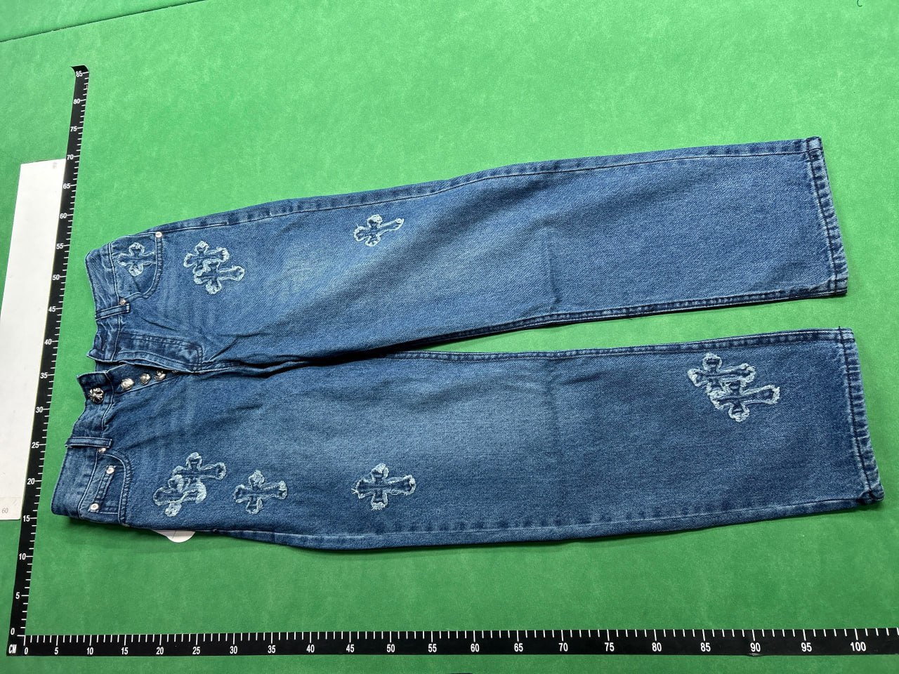 Chrome Hearts Cross Patch Jeans