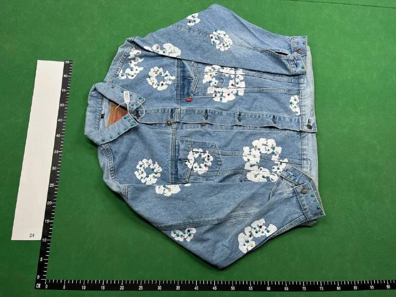 Floral Print Denim Pants [15 styles]