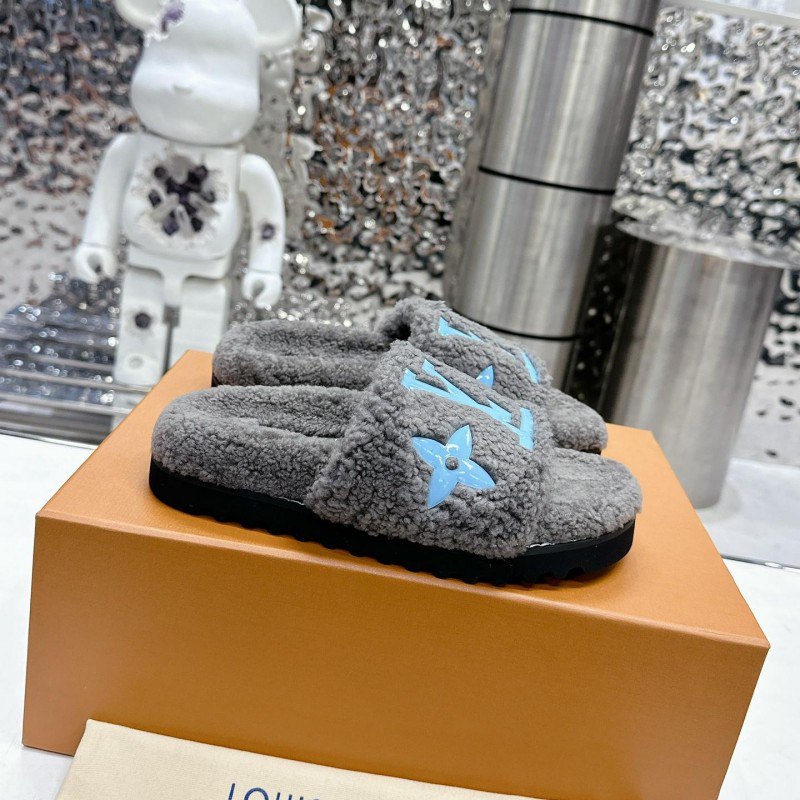Louis Vuitton Monogram Furry Slides [10 styles]