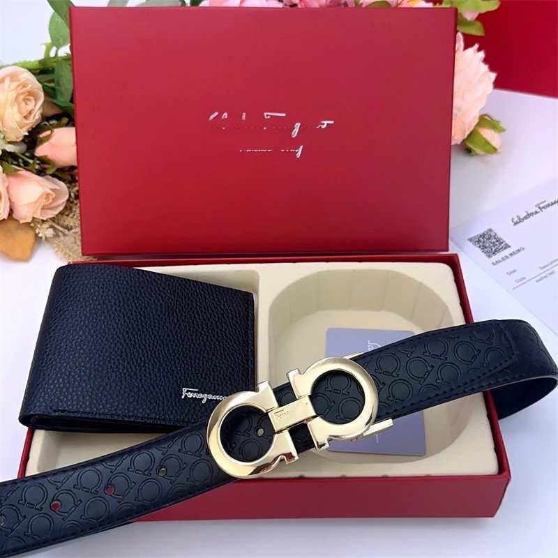 Hermès H Buckle Belt & Wallet Set [21 styles]