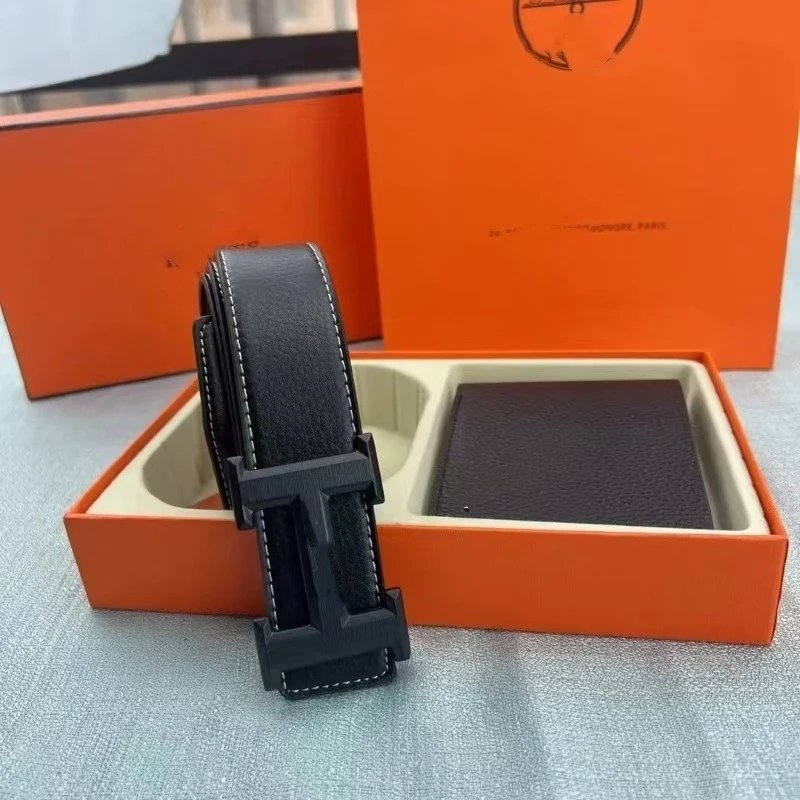 Hermès H Buckle Belt & Wallet Set [21 styles]