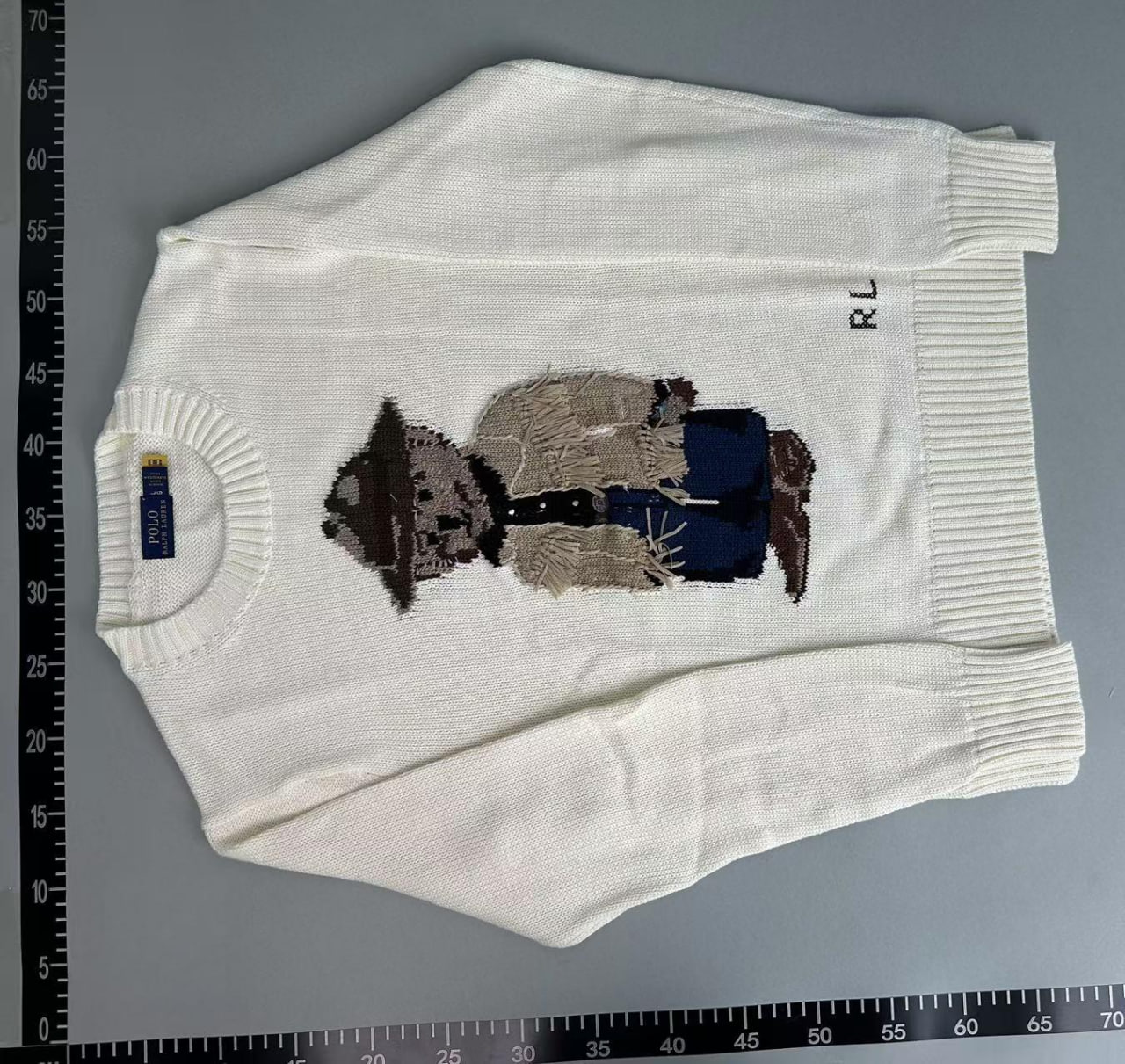 Polo Ralph Lauren Cowboy Bear Knit Sweater